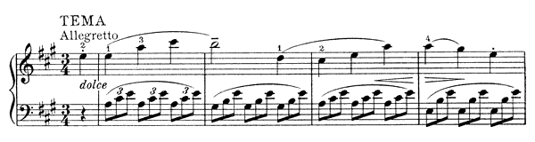 Arietta with Variations  Hob. XVII:  2  in A Major 
by Haydn piano sheet music