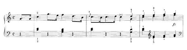 March  Hob. VIII:  2  in C Major 
by Haydn piano sheet music