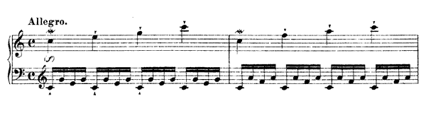 Sonata L. 10 Hob. XVI:  1  in C Major 
by Haydn piano sheet music