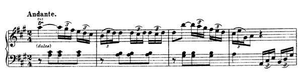 Sonata L. 12 Hob. XVI:  12  in A Major 
by Haydn piano sheet music