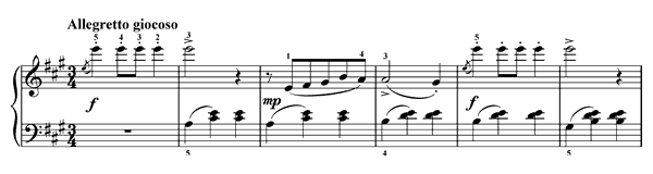 Cock-A-Doodle Waltz Op. 243 No. 26  in A Major 
by Köhler piano sheet music