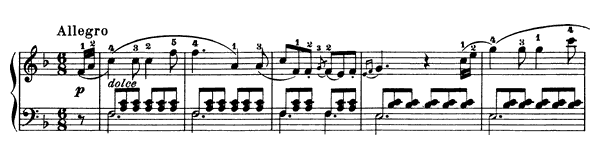 Sonatina Op. 60 No. 1  in F Major 
by Kuhlau piano sheet music