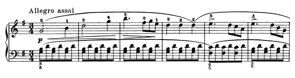 Sonatina Op. 88 No. 2  in G Major 
by Kuhlau piano sheet music