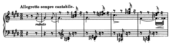 Consolation: Allegretto sempre cantabile  S . 172 No. 6  in E Major 
by Liszt piano sheet music