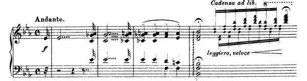 Paganini Etude: Andante  S . 141 No. 2  in E-flat Major 
by Liszt piano sheet music