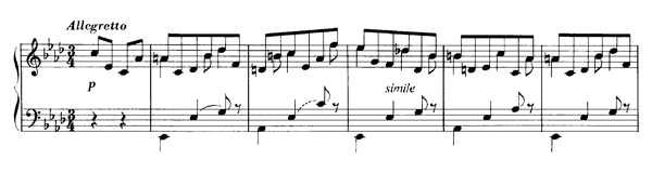 Ländler in A-flat  S . 211  in A-flat Major 
by Liszt piano sheet music