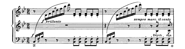 Mendelssohn: Frühlingslied  S . 547 No. 5  in B-flat Major 
by Liszt piano sheet music