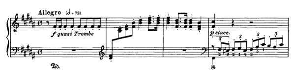 Wagner: Arrival of the Guests at Wartburg  S . 445 No. 1  in B Major 
by Liszt piano sheet music