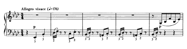 Valse Oubliée  S . 215 No. 2  in A-flat Major 
by Liszt piano sheet music