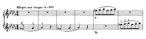 Valse Oubliée  S . 215 No. 3  in D-flat Major 
by Liszt piano sheet music