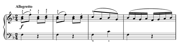 Balletto   in F Major 
by Löhlein piano sheet music