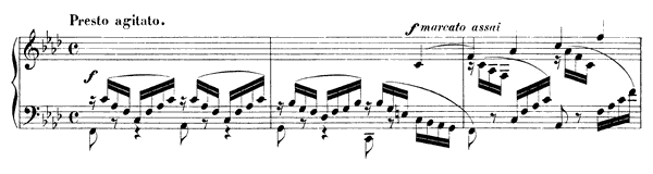 Etude   in F Minor 
by Mendelssohn piano sheet music