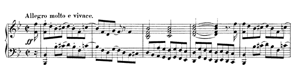 Prelude 1 Op. 104 No. 1  in B-flat Major 
by Mendelssohn piano sheet music