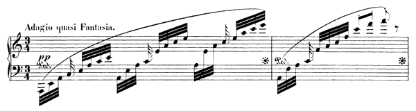 Caprice Op. 33 No. 1  in A Minor 
by Mendelssohn piano sheet music