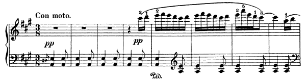 Spanish Dance Op. 12 No. 3  in A Major 
by Moszkowski piano sheet music