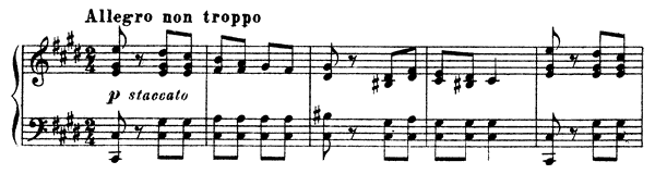 Scherzo - second version   in C-sharp Minor 
by Mussorgsky piano sheet music