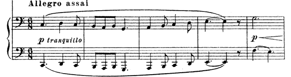 Sonata in C - for four hands   in C Major 
by Mussorgsky piano sheet music