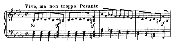 Near the Southern Shore of the Crimea: Capriccio   in B-flat Minor 
by Mussorgsky piano sheet music