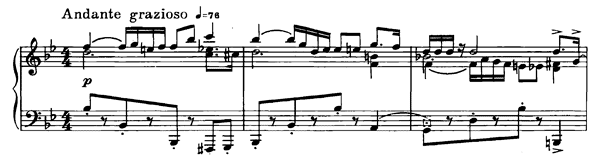 Intermezzo (Pavane) Op. 95   No. 1  in B-flat Major 
by Prokofiev piano sheet music