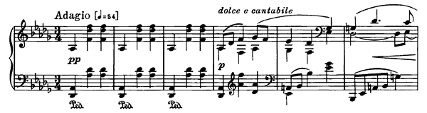 Valse lente Op. 95   No. 3  in D-flat Major 
by Prokofiev piano sheet music