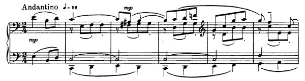 Promenade Op. 59   No. 1  in C Major 
by Prokofiev piano sheet music