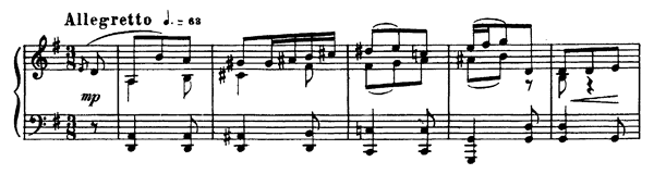 Passepied Op. 97   No. 7  in G Major 
by Prokofiev piano sheet music