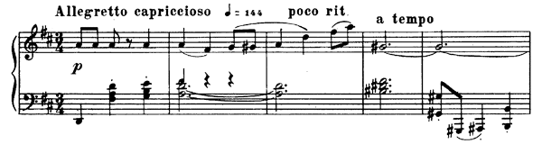 Capriccio Op. 97   No. 8  in D Major 
by Prokofiev piano sheet music