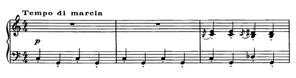 March Op. 65   No. 10  in C Major 
by Prokofiev piano sheet music