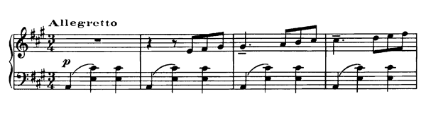 Waltz Op. 65   No. 6  in A Major 
by Prokofiev piano sheet music