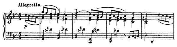 Gavotte Op. 12 No. 2  in G Minor 
by Prokofiev piano sheet music