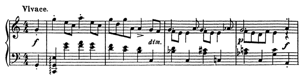 Rigaudon Op. 12 No. 3  in C Major 
by Prokofiev piano sheet music