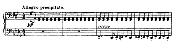 Allegro precipitato Op. 17 No. 3  
by Prokofiev piano sheet music