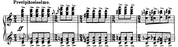 Precipitosissimo Op. 17 No. 5  
by Prokofiev piano sheet music