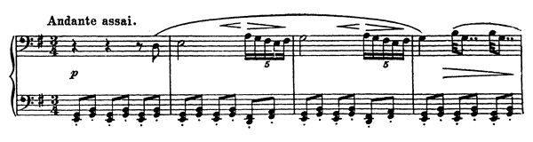 Andante assai Op. 31 No. 3  in E Minor 
by Prokofiev piano sheet music