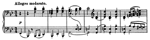 Minuet Op. 32 No. 2  in B-flat Major 
by Prokofiev piano sheet music