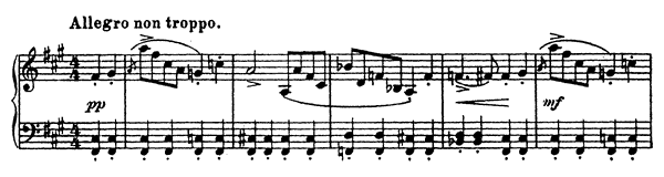 Gavotte Op. 32 No. 3  in F-sharp Minor 
by Prokofiev piano sheet music