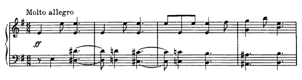 Elan Op. 4 No. 2  in E Minor 
by Prokofiev piano sheet music