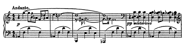 Andante Op. 22 No. 2  
by Prokofiev piano sheet music