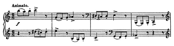 Animato Op. 22 No. 4  
by Prokofiev piano sheet music