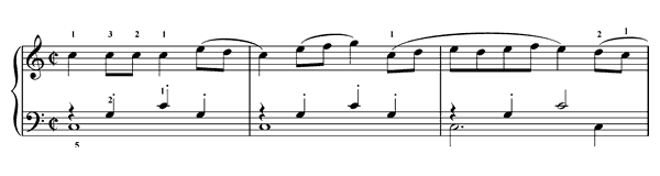 March in C   in C Major 
by Purcell piano sheet music