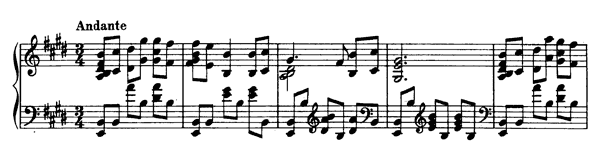 Melody    No. 3  in E Major 
by Rachmaninoff piano sheet music