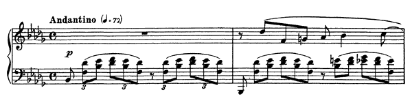 Moment Musical Op. 16 No. 1  in B-flat Minor 
by Rachmaninoff piano sheet music