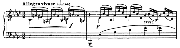 Prelude Op. 23 No. 8  in A-flat Major 
by Rachmaninoff piano sheet music