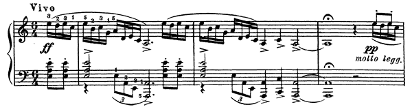 Prelude Op. 32 No. 8  in A Minor 
by Rachmaninoff piano sheet music