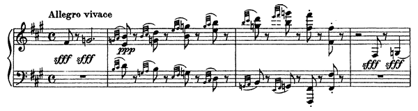 Polichinelle Op. 3 No. 4  
by Rachmaninoff piano sheet music