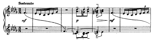 Sérénade Op. 3   No. 5  in B-flat Minor 
by Rachmaninoff piano sheet music