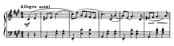 Valse Op. 10   No. 2  in A Major 
by Rachmaninoff piano sheet music