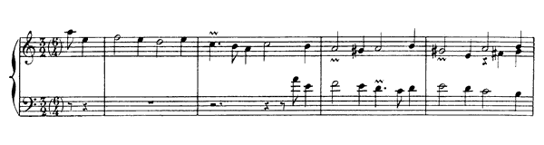 Gigue   in A Minor 
by Rameau piano sheet music