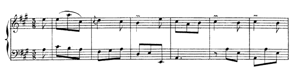 Venitienne   in A Major 
by Rameau piano sheet music