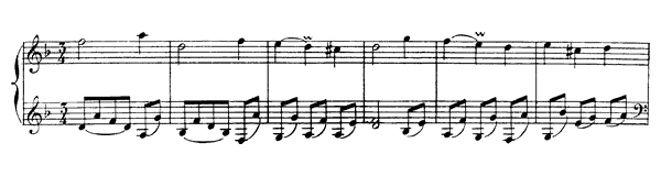 The Gentle Complaints   in D Minor 
by Rameau piano sheet music